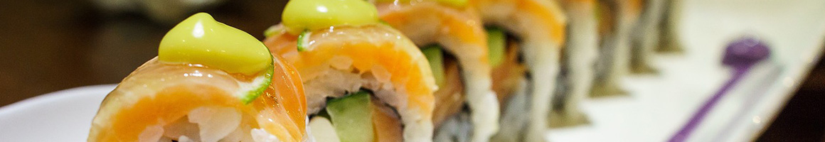 Eating Asian Fusion Japanese Sushi at Nomzilla! sushi et cetera restaurant in Nashville, TN.
